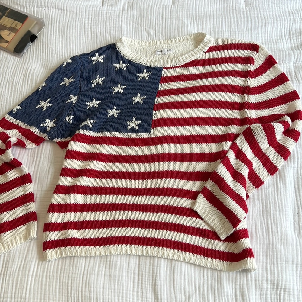 American flag sweater